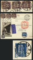 Cover Front With Nice Corner Card Of Nord Deutscher Lloyd, Sent By ZEPPELIN From Bremen To Argentina On 24/OC/1932,... - Altri & Non Classificati