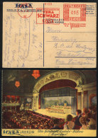 Beautiful PC Of The Inauguration Of The Scala Theater, With Special Slogan Cancel Of 21/MAR/1932, Sent To Uruguay,... - Andere & Zonder Classificatie