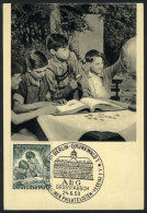 Maximum Card Of JUN/1953: Philatelics, Boys Collecting Stamps, Stamp Day, With Special Pmk, VF Quality - Autres & Non Classés