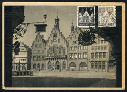 FRANKFURT: Römer, Architecture, Maximum Card Of SE/1949, VF Quality - Andere & Zonder Classificatie