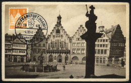 FRANKFURT: Römer, Architecture, Maximum Card Of OC/1948, With Special Pmk, VF Quality - Other & Unclassified