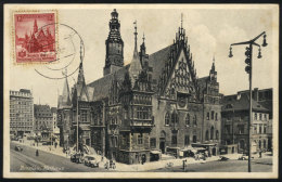 BRESLAU: Rathaus, Maximum Card Of JUL/1939, With Some Stain Spots. - Other & Unclassified