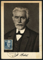 August BEBEL, Socialist Politician, Old Maximum Card Of VF Quality - Andere & Zonder Classificatie