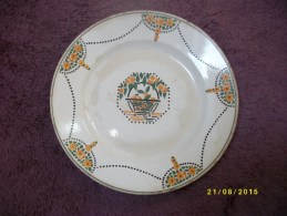 Grand Plat LONGWY Diamètre 29cms - Longwy (FRA)