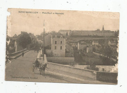 Cp , 86 , MONTMORILLON , Pont NEUF Et SEMINAIRE , Voyagée 1907 , Défauts : Droite Et Gauche - Montmorillon