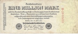 GERMANY 1 MILLION MARK 1923 P-94a S/N B*29110051 F/VF  [ DER092 ] - 1 Miljoen Mark