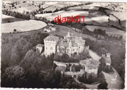 69 - EN AVION AU-DESSUS DE...St-LAURENT-de-CHAMOUSSET (Rhône) - 1958 - Saint-Laurent-de-Chamousset