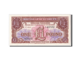 Billet, Grande-Bretagne, 1 Pound, Undated (1956), KM:M29, NEUF - Fuerzas Armadas Británicas & Recibos Especiales