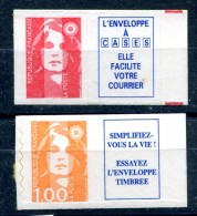 Marianne Du Bicentenaire - Lot Yvert 2807 A + 3009 A - Neufs Xxx - 1/4 Cote - T 432 - 1989-1996 Marianne Du Bicentenaire