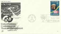 United Nation 1976  Conference On Trade And Development FDC - Autres & Non Classés