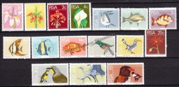 South Africa - Afrique Du Sud - Africa Sur  1973 Yvert 359 - 74 Definitive, Flowers, Birds, And Pisces - MNH - Unused Stamps