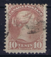 Canada: 1874  SG Nr 99  Used Thick Paper Very Pale Lilac Magneta - Usati