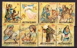 Aitutaki 1977 Yvert  205 - 212, Christmas - Noël - MNH - Aitutaki