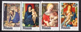 Aitutaki 1977 Yvert  230- 33, Christmas - Noël - MNH - Aitutaki