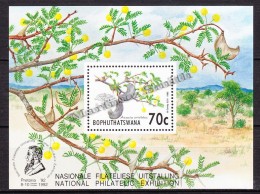 South Africa - Afrique Du Sud - Bophuthatswana 1992 Yvert BF 7, Flowers, Acacia - Miniature Sheet - MNH - Ungebraucht