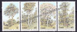 South Africa - Afrique Du Sud - Ciskei 1982 Yvert 34- 37, Flowers, Trees - MNH - Neufs