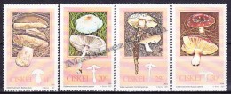 South Africa - Afrique Du Sud - Ciskei 1987 Yvert 110 - 113, Flowers, Mushrooms - MNH - Neufs