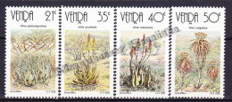 South Africa - Afrique Du Sud - Venda 1990 Yvert  209- 212, Flowers, Aloe - MNH - Ungebraucht