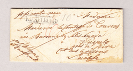 Österreich NÖ WIESELBURG 29.8.1841 Vorphila Brief Nach Papels GR Rückseitig Transit-O Chur - ...-1850 Prephilately