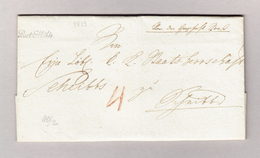 Österreich Post Mölk Schreibschrift Stempel (Melk Bei St Pölten) 1823 Vorphila Brief - ...-1850 Préphilatélie