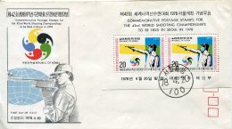 13999 Korea, Fdc  Of S/s 1978 World Shooting Champ. In Seoul 1978 - Korea, South