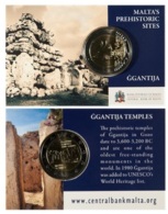 MALTA 2 Euro Commemorative 2016 - Ggantija - COINCARD - Malte