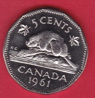 Canada - 5 Cents - 1961 - Canada