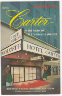 Hotel 'Carter' - 43rd Street - West Of Broadway - New York City - (1971)  - (N.Y.C.,- USA) - Cafes, Hotels & Restaurants