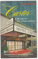 Hotel 'Carter' - 43rd Street - West Of Broadway - New York City - (1971)  - (N.Y.C.,- USA) - Bar, Alberghi & Ristoranti