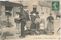 Le Crotoy Arrivage Du Poisson Au Port Circulee En 1911 - Le Crotoy