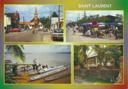 SAINT  LAURENT - L,église , Le Village Chinois ,Le Marché - Saint Laurent Du Maroni
