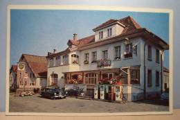 FAHY    --- HOTEL De LA CROIX-d'OR  -automobile - Pompe Essence -- ( Pas De Reflet Sur L'original ) - Fahy