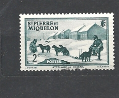 ST. PIERRE & MIQUELON  1938 Local Motives YVERT 167 SOFTLY CANCELLED - Nuovi