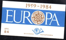 BF99 - GRECIA 1984 , Il Libretto EUROPA  ***  MNH - Postzegelboekjes