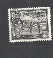 TURKS & CAICOS    1938 King George VI USED - Turcas Y Caicos