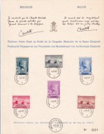 HERDENKINGSBLAD/FEUILLET SOUVENIR Z.M. KONINGIN ELIZABETH - Cartes Souvenir – Emissions Communes [HK]