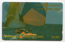 ANTIGUA & BARBUDA REF MVCARDS ANT-7C CABLE & WIRELESS 40$ 7CATC Sailing Week 1 - Antigua Y Barbuda