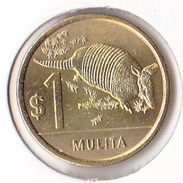 Uruguay - 1 Peso 2012 Mulita Animal - UNC - Uruguay