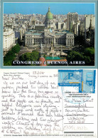 National Congress Parliament, Buenos Aires, Argentina Postcard Posted 2004 Stamp - Argentine