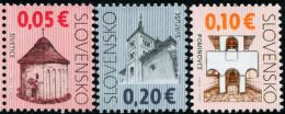 XF0387 Slovakia 2008 Building 3v MNH - Nuevos