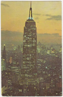 Empire State Building At Sunset   - New York City - (1966)  - (N.Y.C.,- USA) - Empire State Building
