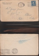 DOC2a) DES MOINES LETTERA INTESTATA HOTEL KIRKWOOD IOWA VIAGGIATA 1922 DA USA VERSO PALERMO - Des Moines