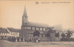 St Truiden Saint Trond - L'Eglise De Saint-Gangulphe (animation, Héliotypie De Graeve, Star) - Sint-Truiden