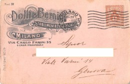 04938 "MILANO - DOTTI & BERNINI - STABILIMENTO FOTOTECNICO -1912" CART PUBBL - Advertising