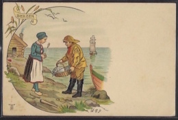 Norway - BERGEN - Fisherman And Woman. - Norway