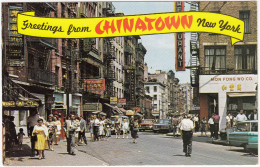 China Town : OLDTIMER CARS - New York City - (USA) - Transportmiddelen