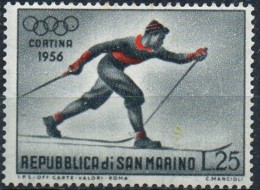 PIA - SAN  MARINO  - 1955 : 7° Giochi Olimpici Invernali Di Cortina D´ Ampezzo  -  (SAS  434) - Inverno1956: Cortina D'Ampezzo