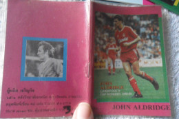 John Aldridge Small Agenda Vintage Soccer Football - Other & Unclassified