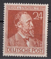 578 Germania 1947 Heinrich Von Stephan Co-fondatore UPU Germany Nuovo MNH Deutschepost - WPV (Weltpostverein)
