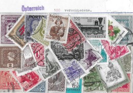 ÖSTERREICH → 100 Verschiedene Marken - Sammlungen